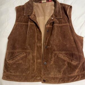 Brown Suede Vest